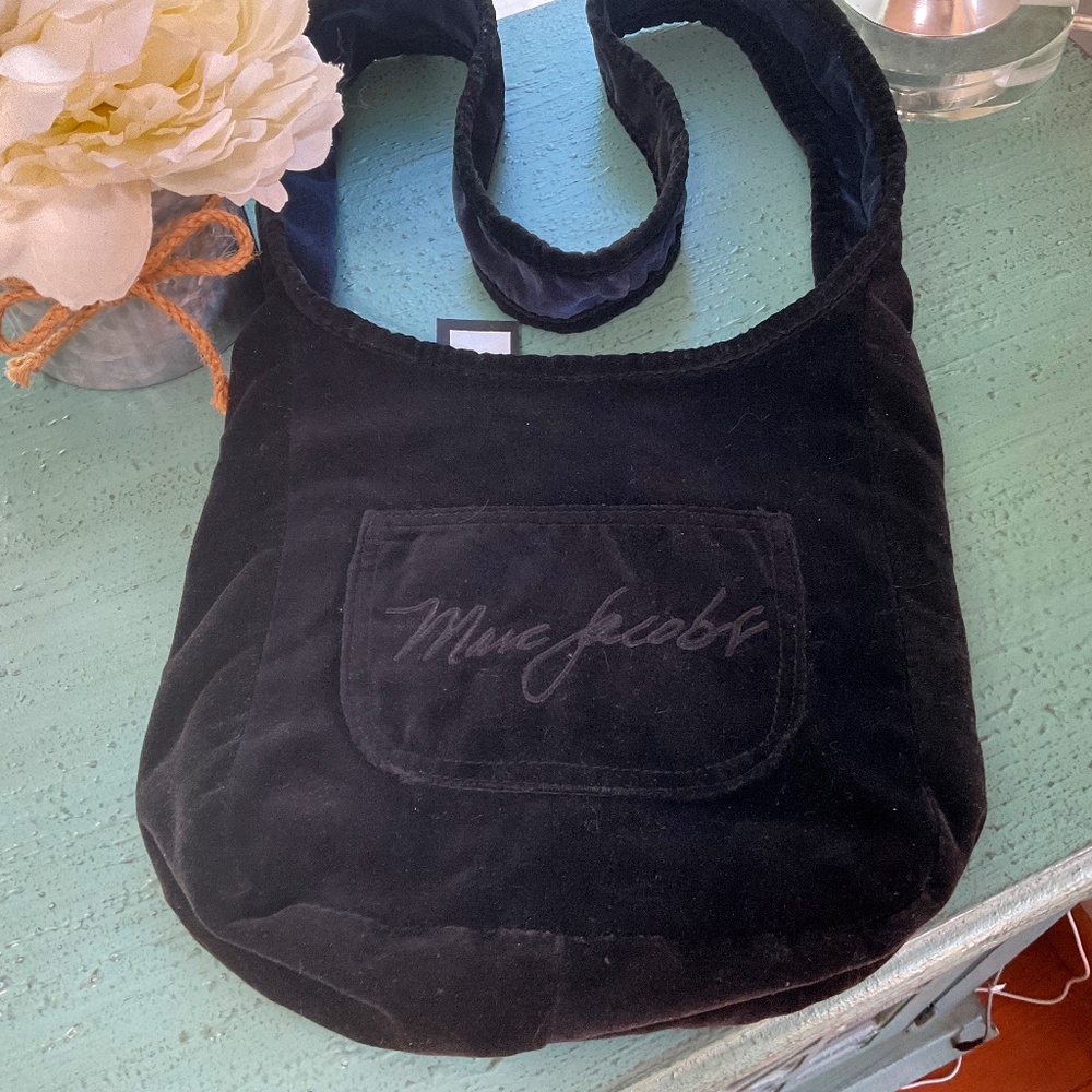 Marc Jacobs NWT Velvet Reversible Small Hobo Handbag